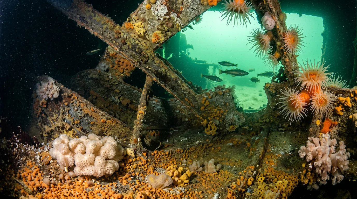 Inside the Gobernador Bories wreck
